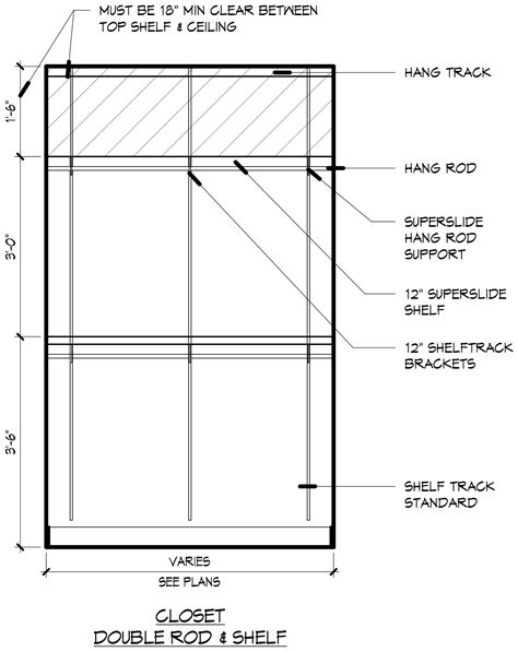 Double hanging rod heights. Things To Know About Double hanging rod heights. 
